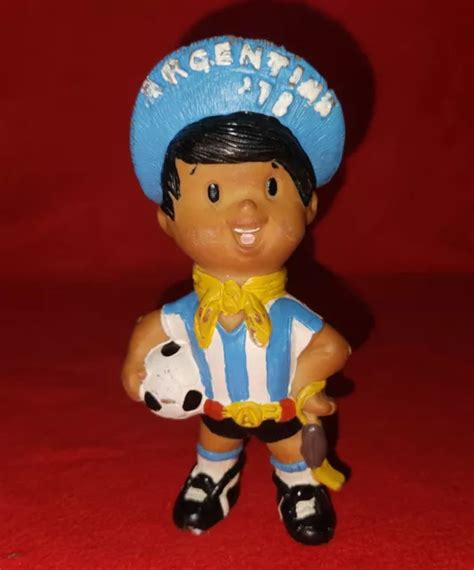 VINTAGE 1978 VINYL Fifa Argentina Mascot Gauchito World Cup Squeeze Doll Unique $149.99 - PicClick