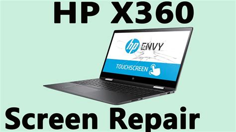 How to Replace the Screen on a HP Envy X360 Laptop - YouTube