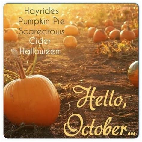 Hello October Pictures, Photos, and Images for Facebook, Tumblr, Pinterest, and Twitter