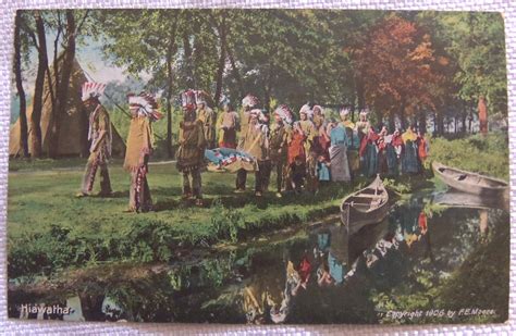 Items similar to Vintage Postcard 1906 - Native American Funeral Procession on Etsy