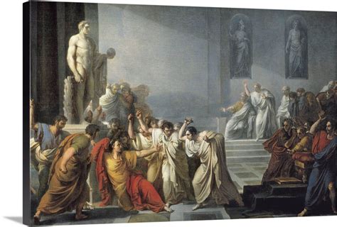 The Death of Julius Caesar by Vincenzo Camuccini Wall Art, Canvas ...