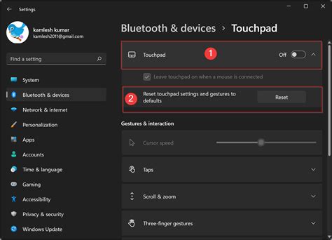 How to Reset a Touchpad to Default Settings in Windows 11? | Gear up ...