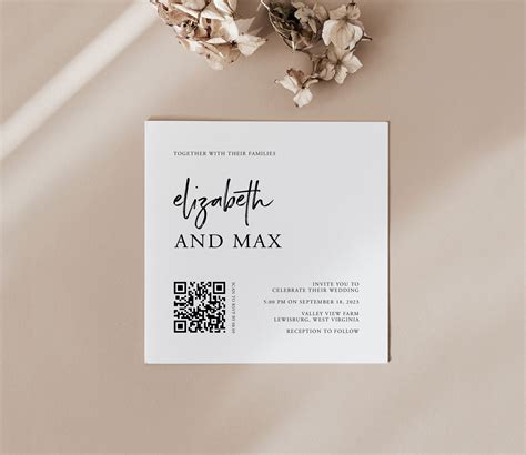 Wedding Invitation With Qr Code - www.inf-inet.com