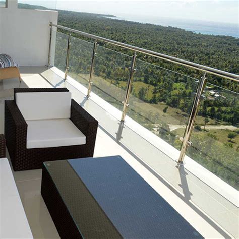 Modern Design 304 316 Outdoor Metal Balustrade Stainless Steel Handrail - China Safety Glass ...