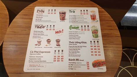 Menu Highland Coffee - Giá cà phê, Đánh giá thực đơn - VN Giá