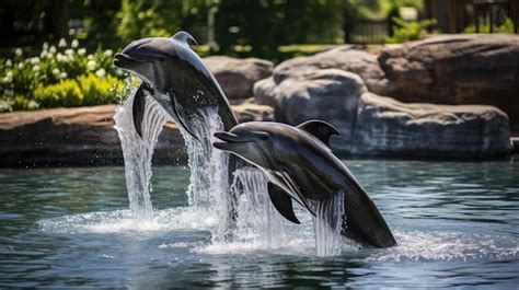 Premium AI Image | dolphin habitat free photo HD background