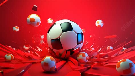 Football Red Illustration Powerpoint Background For Free Download ...