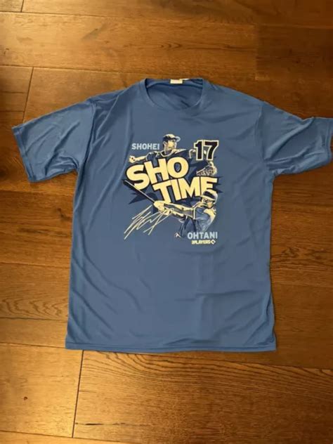 NEW LOS ANGELES Dodgers Shohei Ohtani Sho Time Blue T Shirt Mens Large L $20.00 - PicClick