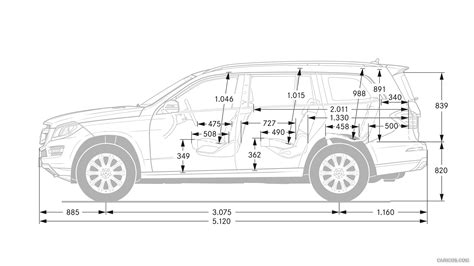 Mercedes gl dimensions