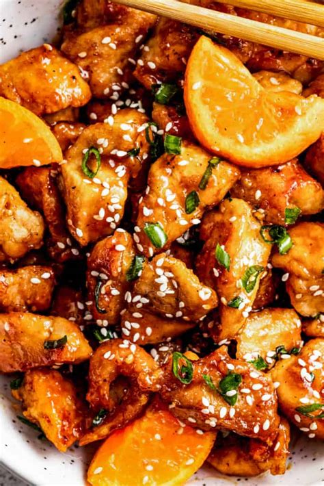 Mandarin Orange Chicken Recipe | Diethood