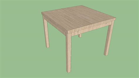 Ikea Bjursta Table Closed | 3D Warehouse