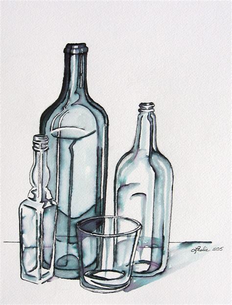 Bottles Drawing at GetDrawings | Free download