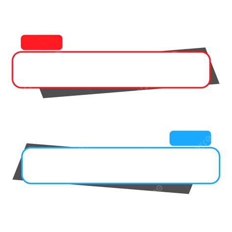 Red Blue And White Text Box Or Chart, Chart, Text Box, Ppt PNG and Vector with Transparent ...