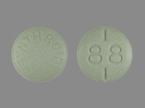 SYNTHROID 88 Pill Images (Green / Round)