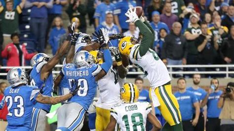 Green Bay Packers stun Detroit Lions on Aaron Rodgers' Hail Mary TD ...