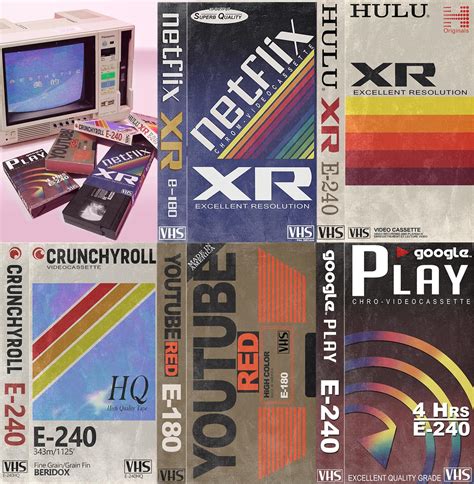 I designed VHS covers for modern media streaming platforms | Vhs, Vhs cases, Design