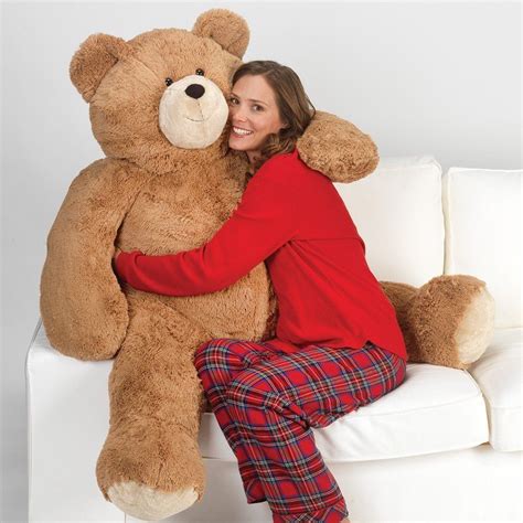 Big Giant Valentine's Bear, 4 Feet Tall, | Perfect Valentine's Day gift | Brown # ...