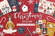 Merry Christmas Clip art & quotes | Seasonal Illustrations ~ Creative Market