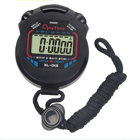 Professional Sports Match Stopwatch Digital Handheld LCD Display Timer ...