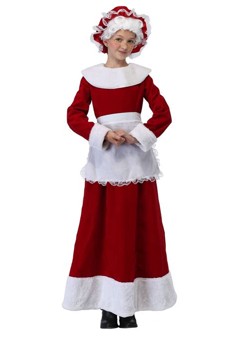 Mrs. Claus Costume for Girls