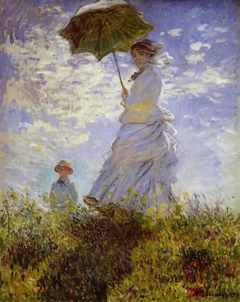 Claude Monet The Woman With The Parasol painting | framed paintings for sale