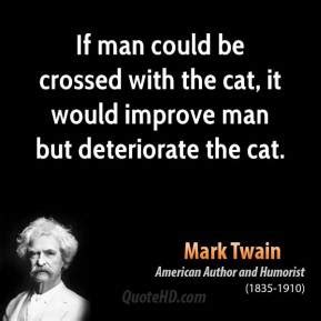 Jane Reads: Cat Thursday (August 8), Authors and Their Cats - Mark Twain