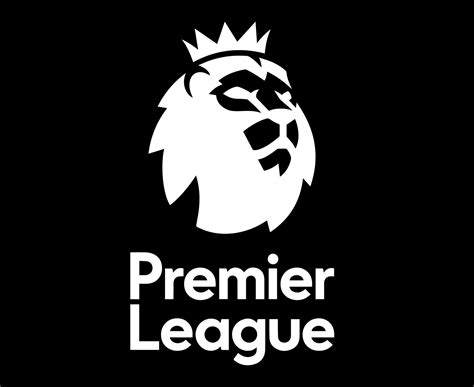 Premier League Logo Symbol With Name Black And White Design England football Vector European ...