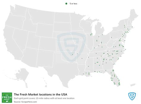 List of all The Fresh Market locations in the USA - ScrapeHero Data Store