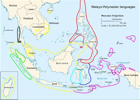 Major branches of Malayo-Polynesian languages (per Smith 2017) : r/MapPorn