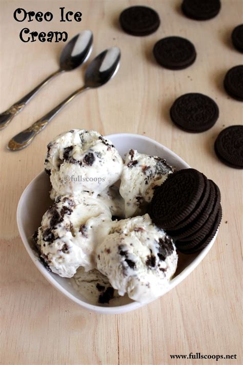 Oreo Ice Cream | Oreo Recipes ~ Full Scoops - A food blog with easy ...