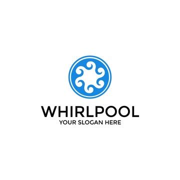 Premium Vector | Whirlpool logo design template download