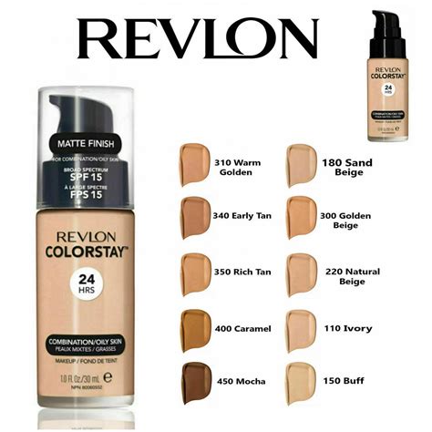 Revlon Colorstay Foundation For Comb/Oily Skin 30ml 310 Warm Golden