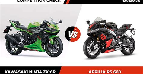 Kawasaki Ninja ZX-6R vs Aprilia RS660: Competition check - BikeWale