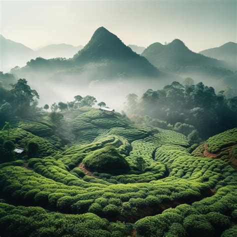 Premium AI Image | rice terraces in china