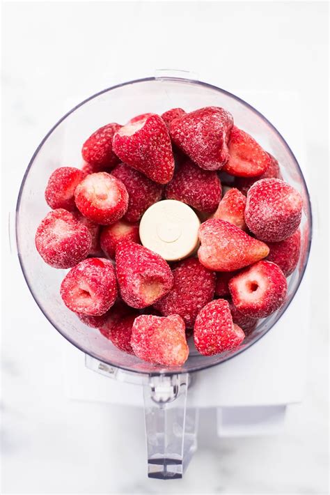 3-Ingredient Easy Strawberry Sorbet (Without an Ice Cream Maker!) • A Sweet Pea Chef