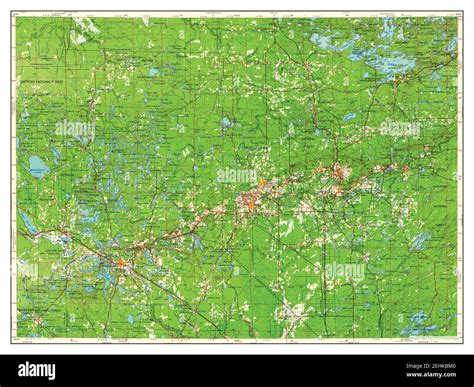 Map of hibbing Cut Out Stock Images & Pictures - Alamy