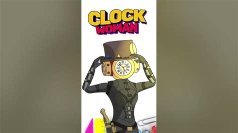 SPEEDPAINT Clock Woman de Skibidi Toilet Multiverse | Clock Woman 🕰️🦸‍♀️🚽 #SPEEDPAINT # ...