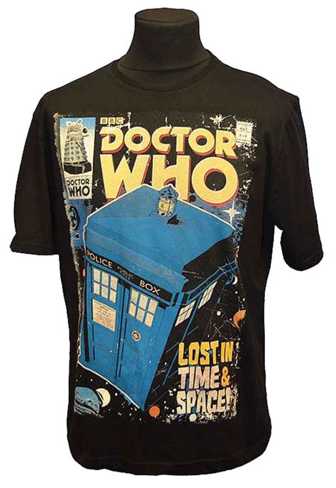 Doctor Who: TARDIS Comic Book T-Shirt – Merchandise Guide - The Doctor ...