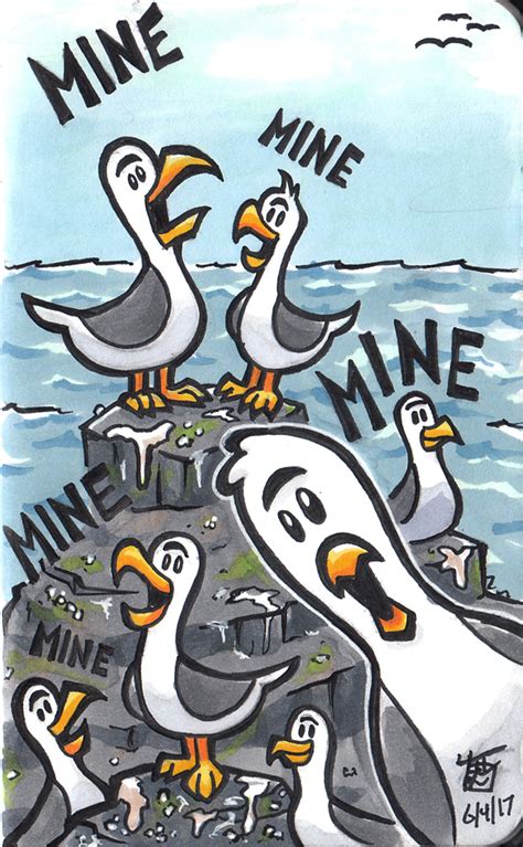 MINE MINE Seagulls by hooksnfangs on DeviantArt