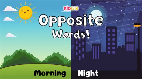 Opposite Words Book For Kids - Kidpid