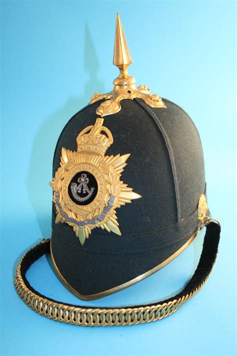 Durham Light Infantry officer's helmet | Military helmets, Military headgear, Military