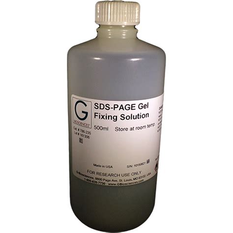 SDS-PAGE Gel Fixing Solution