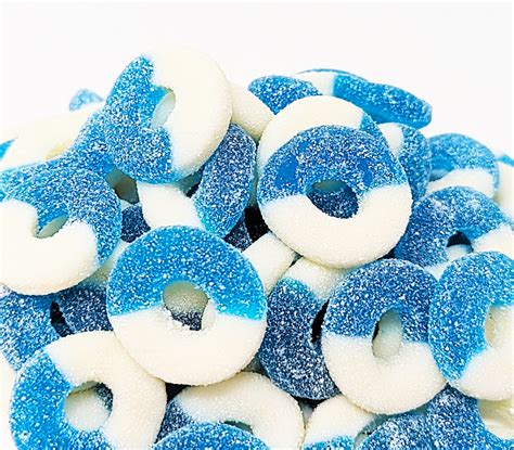 Blue Raspberry Gummy Rings 1 lb – Betty Jane Candies