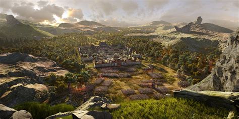 ArtStation - ancient chinese battlefield &three kingdom