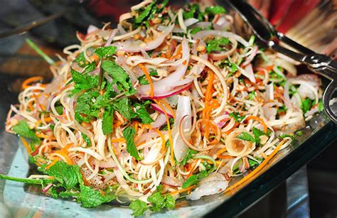 Banana blossom salad – a specialty of Vietnam cuisine