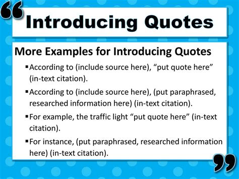 How to introduce a quote without an author - powencovers