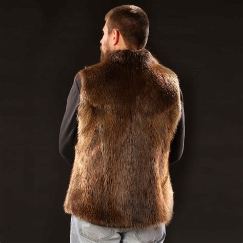 Rich Color & Incredible Warmth | Beaver Fur Vest | Merlin's Hide Out