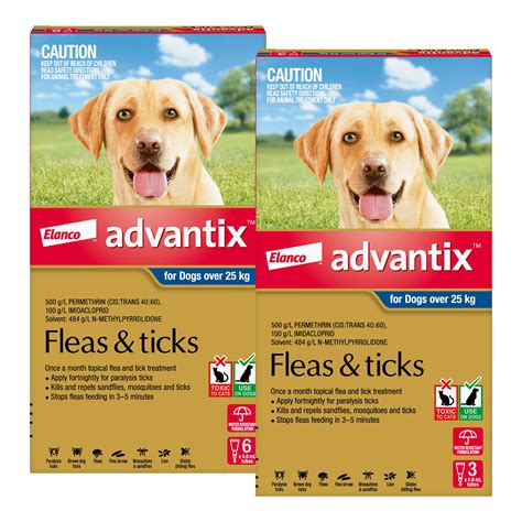 Advantix For Dogs Extra Large Over 25kg 9 Pack - $79.99