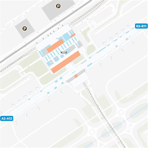 Kuala Lumpur Airport Main Terminal Interactive Map & Guide