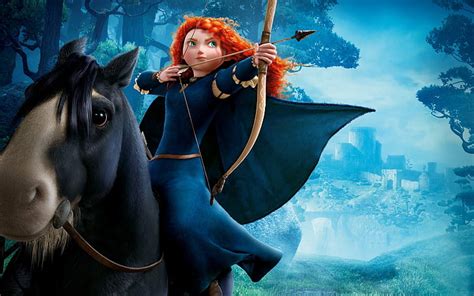 HD wallpaper: Movie, Brave, Angus (Brave), Merida (Brave) | Wallpaper Flare